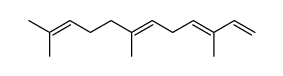 3,7,11-trimethyl-1,3,6,10-dodecatetraene Structure
