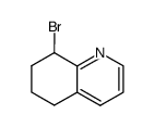 8-Bromo-5,6,7,8-tetrahydroquinoline结构式