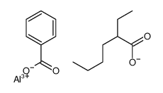 aluminum,2-ethylhexanoate,benzoate Structure
