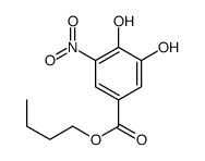 butyl 3,4-dihydroxy-5-nitrobenzoate结构式