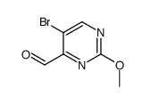 5-bromo-2-methoxypyrimidine-4-carbaldehyde Structure