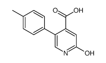 5-(4-methylphenyl)-2-oxo-1H-pyridine-4-carboxylic acid Structure