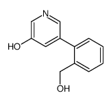 5-[2-(hydroxymethyl)phenyl]pyridin-3-ol结构式