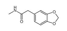 (3,4-methylenedioxy)phenyl-N-methylacetamide Structure