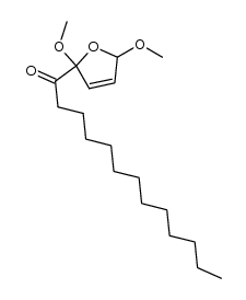 1-(2,5-dimethoxy-2,5-dihydrofuran-2-yl)tridecan-1-one Structure