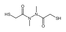 N,N'-dimethyl-N,N'-bis(mercaptoacetyl)hydrazine结构式