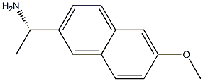 (1S)-1-(6-METHOXY(2-NAPHTHYL))ETHYLAMINE结构式