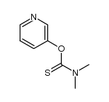 O-pyridin-3-yl-dimethylcarbamothioate结构式