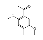 1-(2,5-Dimethoxy-4-methylphenyl)ethanone Structure