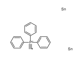 bis(trimethylstannyl)methylidene-triphenyl-λ5-phosphane Structure