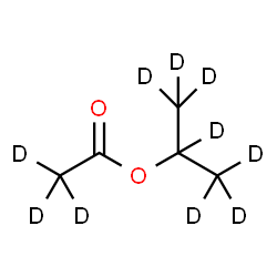 乙酸异丙酯-d10结构式
