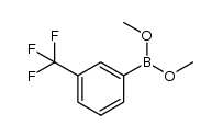 dimethyl [3-(trifluoromethyl)phenyl]boronate结构式