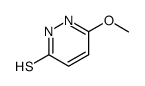 3-mercapto-6-methoxy pyridazine Structure