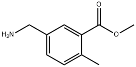 5-氨甲基-2-甲基苯甲酸甲酯结构式