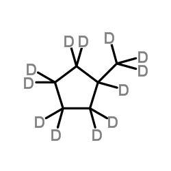 甲基环戊烷-D12结构式