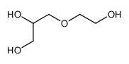 3-(2-hydroxyethoxy)propane-1,2-diol结构式