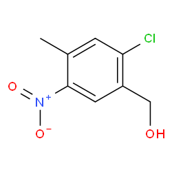 (2-chloro-4-methyl-5-nitrophenyl)methanol结构式