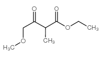 4-methoxy-2-methyl-3-oxo-butyricaid ethyl ester Structure