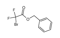 2-溴-2,2-二氟乙酸苄酯结构式