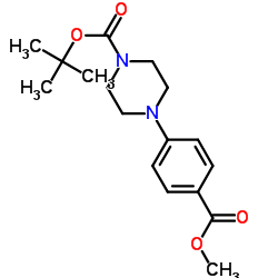 1-Boc-4-(4-methoxycarbonylphenyl)piperazine Structure
