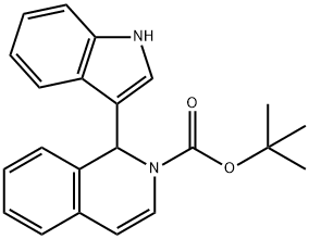 tert-butyl 1-(1H-indol-3-yl)isoquinoline-2(1H)-carboxylate Structure