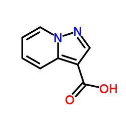 吡唑并[1,5-a]吡啶-3-羧酸结构式
