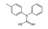 1-(4-methylphenyl)-1-phenylthiourea结构式