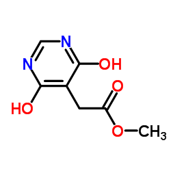 2-(4,6-二羟基嘧啶-5-基)乙酸甲酯结构式