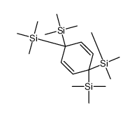 Silane,2,5-cyclohexadiene-1,4-diyltetrakis[trimethyl- Structure