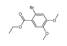 ethyl 2-bromo-4,5-dimethoxybenzoate Structure