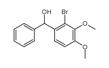 (2-bromo-3,4-dimethoxyphenyl)phenylmethanol结构式