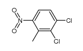 2-methyl-3,4-dichloro-1-nitrobenzene结构式