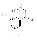Phenylephrine hydrochloride Structure