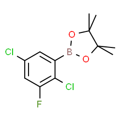 2,5-Dichloro-3-fluorophenylboronic acid pinacol ester Structure