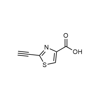 2-乙炔基噻唑-4-羧酸结构式