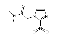 N,N-dimethyl-2-(2-nitroimidazol-1-yl)acetamide Structure