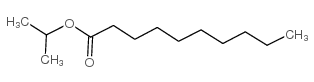癸酸异丙酯结构式