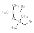 Disiloxane,1,3-bis(bromomethyl)-1,1,3,3-tetramethyl- structure