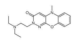 2-[2-(diethylamino)ethyl]-5-methylpyridazino[3,4-b][1,4]benzoxazin-3-one Structure