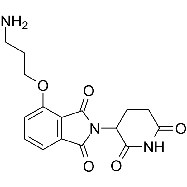 Thalidomide-O-C3-NH2结构式