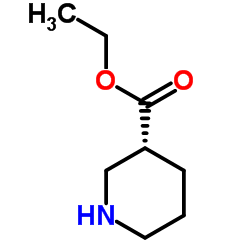 (R)-(-)-3-哌啶甲酸乙酯结构式