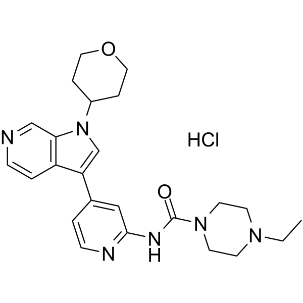 GNF2133 hydrochloride结构式