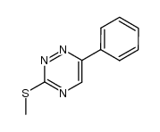 3-(methylsulfanyl)-6-phenyl-1,2,4-triazine Structure
