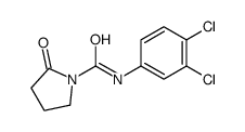 N-(3,4-dichlorophenyl)-2-oxopyrrolidine-1-carboxamide结构式