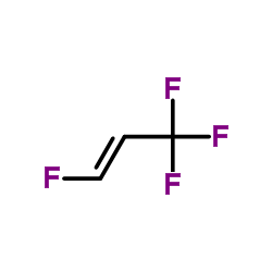反式-1,3,3,3-四氟丙烯结构式