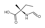 N-formyl-L-isovaline结构式