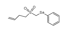 ((but-3-en-1-ylsulfonyl)methyl)(phenyl)selane结构式
