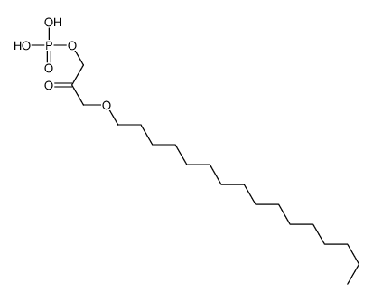 (3-hexadecoxy-2-oxopropyl) dihydrogen phosphate Structure