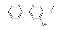 5-METHOXY-2-(2-PYRIDINYL)-4-PYRIMIDINOL structure