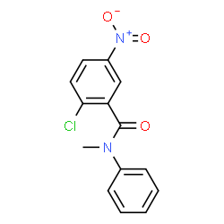 2-chloro-N-methyl-5-nitro-N-phenylbenzamide结构式